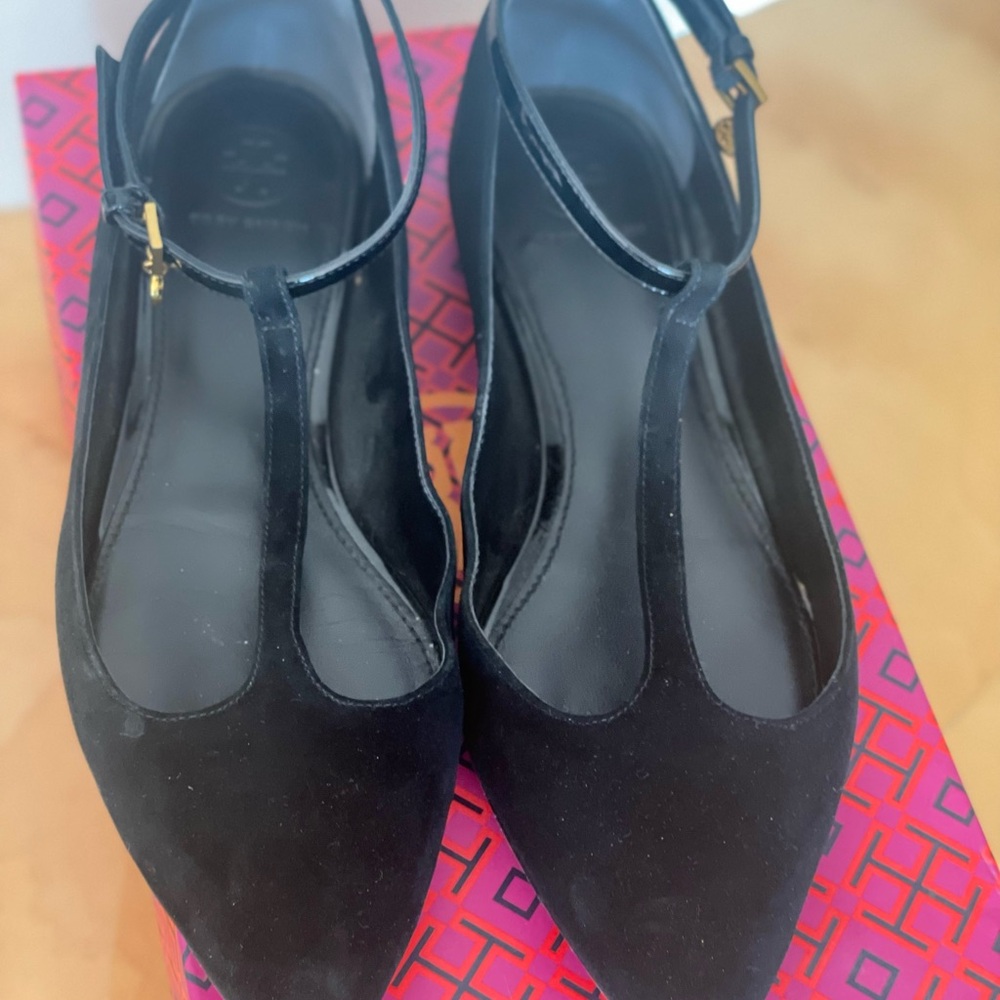 Tory Burch Flats - suede black